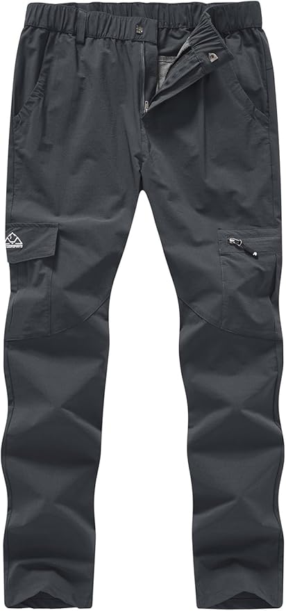 YSENTO Women's Hiking Pants Lightweight Stretch Quick Drying UPF 50 Camping Travel Work Cargo Pants 6 Pockets