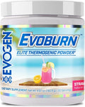Evogen Evoburn - Thermogenic Fat Burner for Men & Women | Energy, Focus & Appetite Control | Advanced Metabolism Booster Fat Burner Formula with MitoBurn & Caffeine | Strawberry Lemonade | 30 Servings