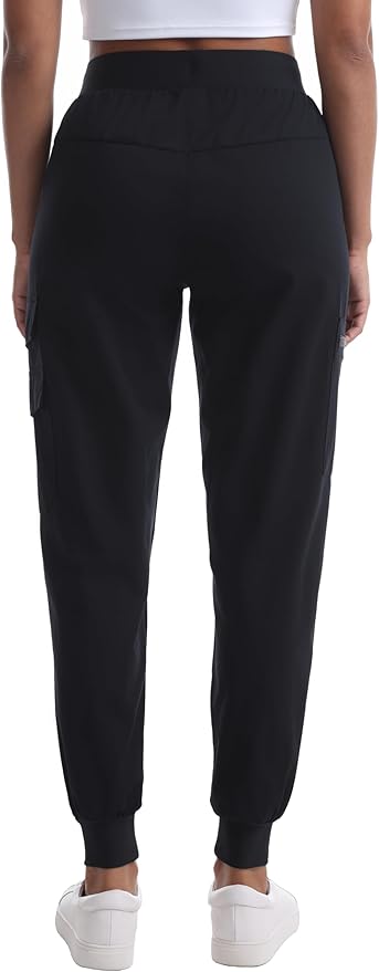 Women's Hiking Pants with Pockets - Travel Lounge Outdoor Quick Drying Lightweight Water Resistant Joggers