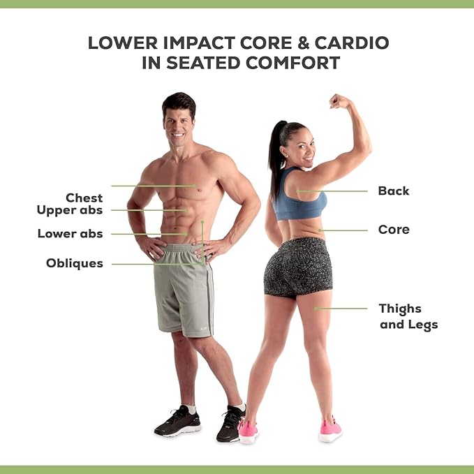 Ab Fitness Machine System Provides An Abdonimal And Muscle Activating Workout with Aerobics to Burn Calories and Workout