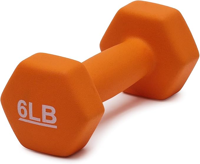 Amazon Basics Neoprene Dumbbell Hand Weights for Exercise and Muscle Toning