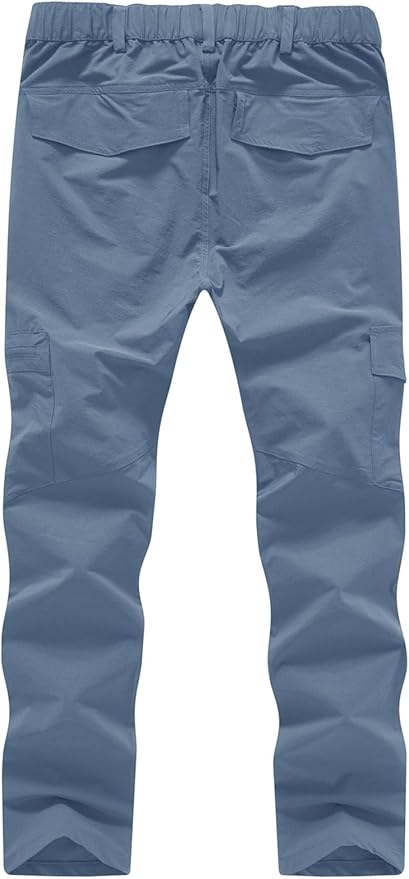 YSENTO Women's Hiking Pants Lightweight Stretch Quick Drying UPF 50 Camping Travel Work Cargo Pants 6 Pockets