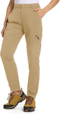 TBMPOY Women's Hiking Cargo Pants Lightweight Water Resistant Quick Dry Fishing Camping Travel Work Pant with 6 Pockets