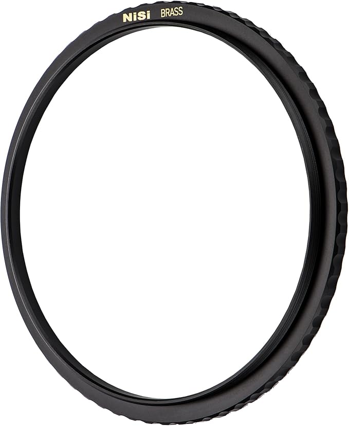 NiSi - Brass Pro 46mm to 52mm Step-Up Ring - Threaded Stepping Adapter Ring, 46mm Male Lens Attachment 52mm Female Filter and Accessory Thread - Matte Black Finish to Prevent Reflections, Brass Alloy