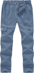YSENTO Women's Hiking Pants Lightweight Stretch Quick Drying UPF 50 Camping Travel Work Cargo Pants 6 Pockets