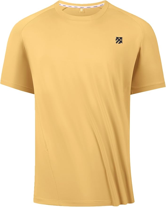 Moisture Wicking Quick Dry Soft Pickleball Workout Hiking Camping Running Shirts for Men Outdoor Sports
