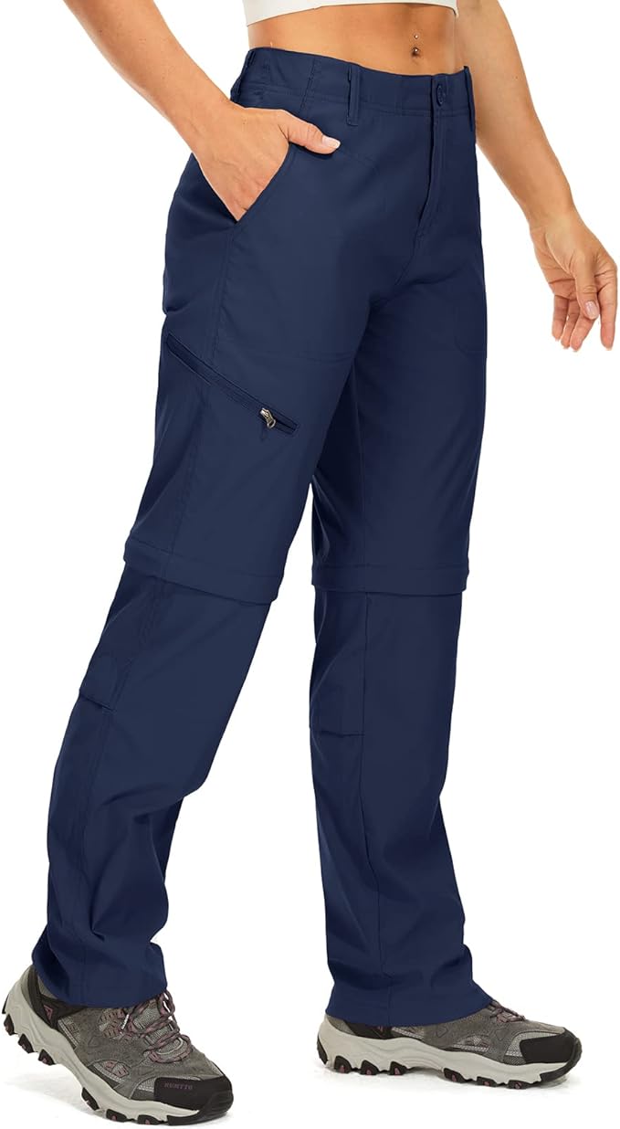 Women's Hiking Pants Convertible Zip Off Lightweight Quick Dry Outdoor Travel Camping Safari fising Pants