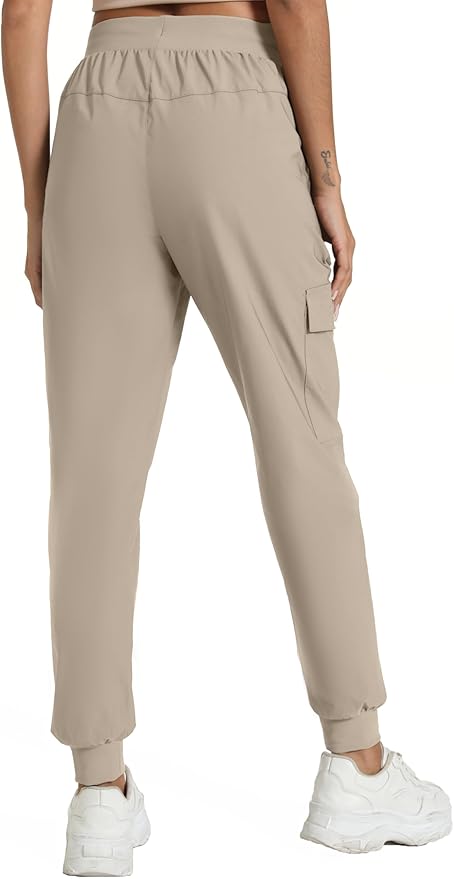 Women's Lightweight Cargo Pants with Pockets Stretchy Quick Dry Hiking Pants for Travel Casual Outdoor