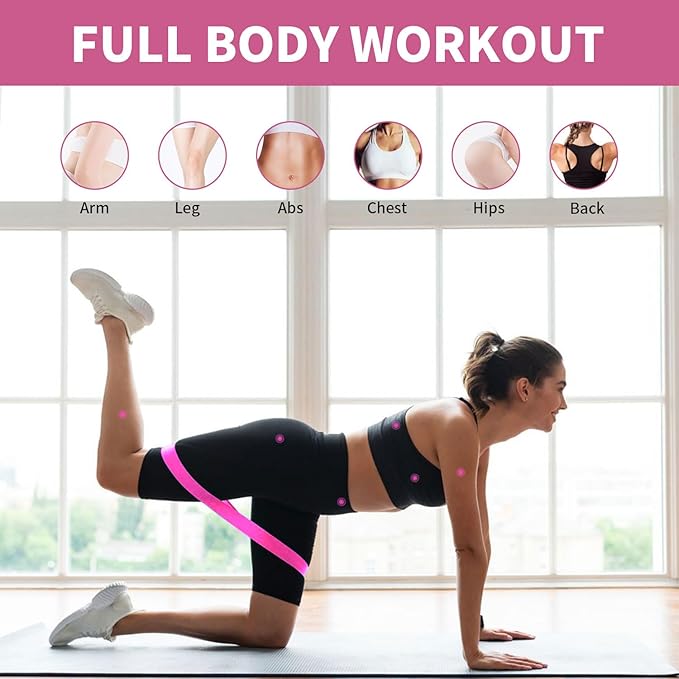 100 PCS Bulk Resistance Bands, Loop Exercise Bands Set for Gym Members Sports Class Students Gift, 5 Pieces Each Set with Storage Bag, Fitness Bands for Outdoor Home Gym Yoga Pilates