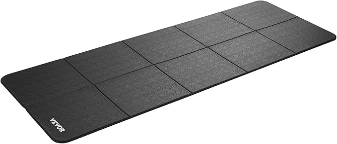 VEVOR Treadmill Mat for Carpet Floor, Exercise Equipment Mat for Treadmills, Stationary & Recumbent Bikes, High Density PVC Floor Protector Gym Mats, Waterproof and Non-Slip for Home Gym