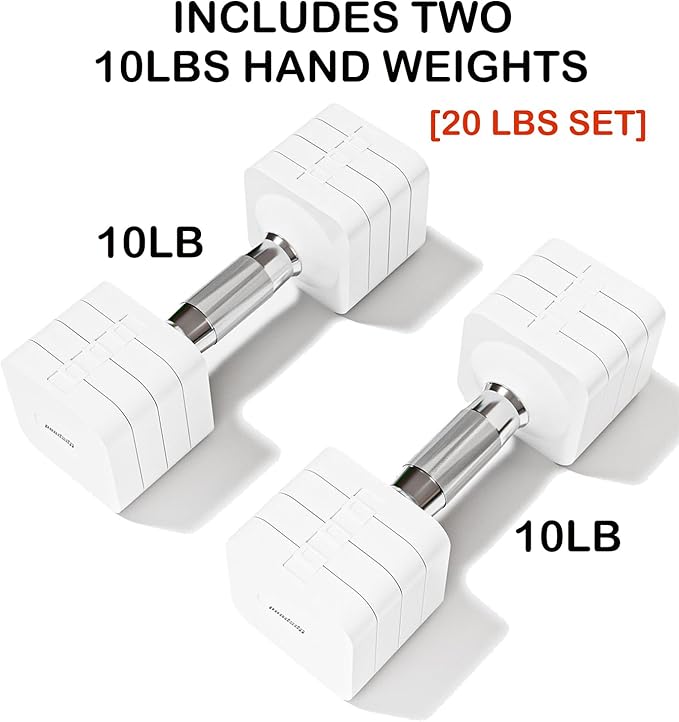 15LB 20LB 50LB Adjustable Dumbbell Set Free Weights Dumbbells Set for Women Men Hand Weights Sets Adjust Dumbbell Weight Sets for Home Gym Exercise Workout Strength Training Equipments