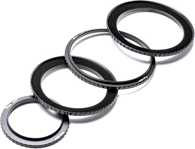 NiSi - Brass Pro 72mm to 77mm Step-Up Ring - Threaded Stepping Adapter Ring, 72mm Male Lens Attachment 77mm Female Filter and Accessory Thread - Matte Black Finish to Prevent Reflections, Brass Alloy