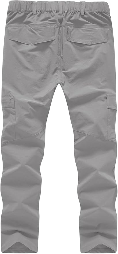 YSENTO Women's Hiking Pants Lightweight Stretch Quick Drying UPF 50 Camping Travel Work Cargo Pants 6 Pockets