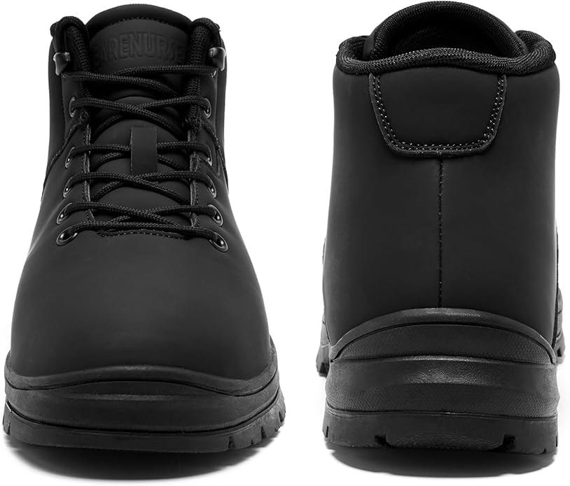 Mens Lightweight Hiking Boots Water Resistant Mid Ankle Work Casual Hiker Trekking Outdoor Boots Anti Slip Hiking Shoes