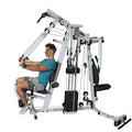 Body-Solid Multi-Station, Single Weight Stack Home Gym Machine, Arm & Leg Strength Training Functional Exercise Workout Station, 210lbs. Black Weight Stack