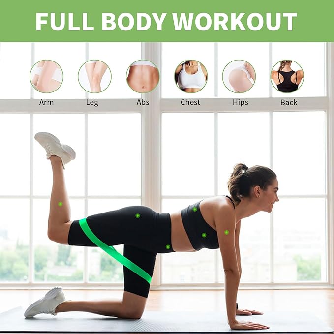 100 PCS Bulk Resistance Bands, Loop Exercise Bands Set for Gym Members Sports Class Students Gift, 5 Pieces Each Set with Storage Bag, Fitness Bands for Outdoor Home Gym Yoga Pilates