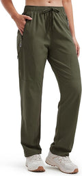 Libin Women's Hiking Pants Lightweight Quick Dry Cargo Pants Casual Safari Work Travel Clothes Petite/Regular/Tall