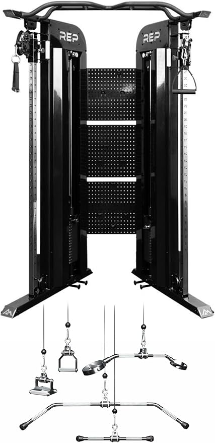 REP Fitness Arcadia™ Functional Trainer- All in one Functional Trainer and Cable Machine for Home and Garage Gym!- Optional Weight Stack Upgrades and Attachment Packages