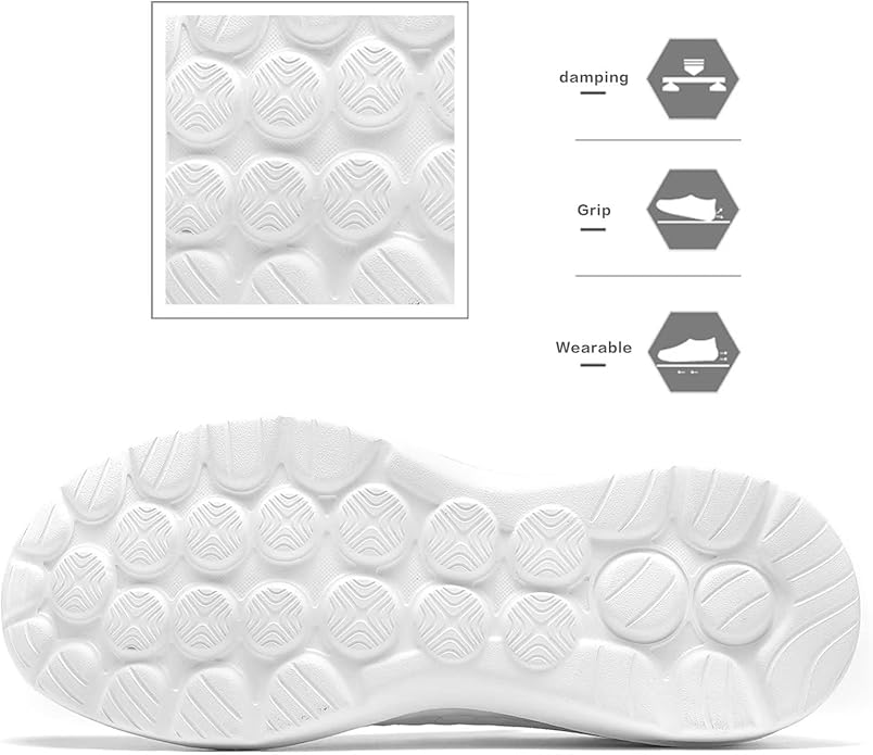 Mens Walking Shoes Lightweight Breathe Mesh Running Shoes Slip On Fashion Tennis Sneakers Comfort Gym Workout Zapatos de Hombre