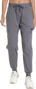 Women's Lightweight Cargo Pants with Pockets Stretchy Quick Dry Hiking Pants for Travel Casual Outdoor