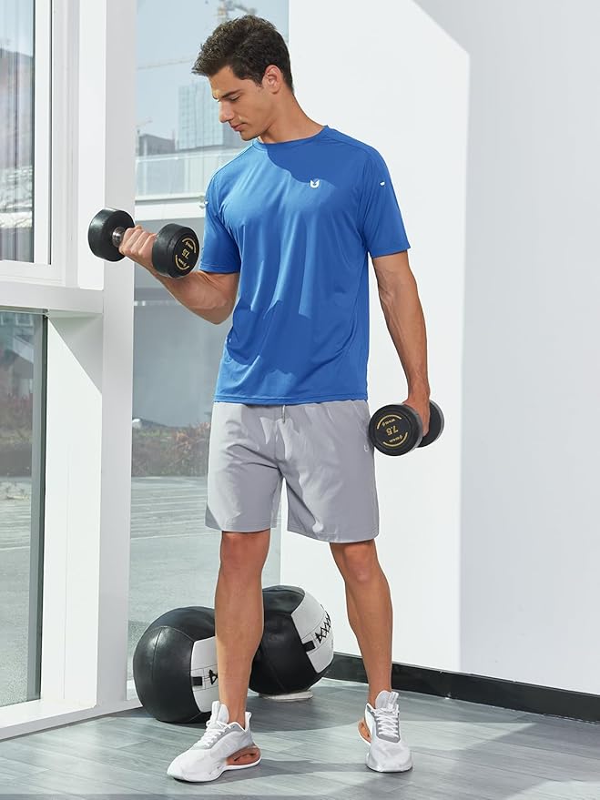 NORTHYARD Men's Athletic Running T-Shirts Quick Dry Workout Shirts Short-Sleeve Sports Gym Tee Tops Performance Activewear