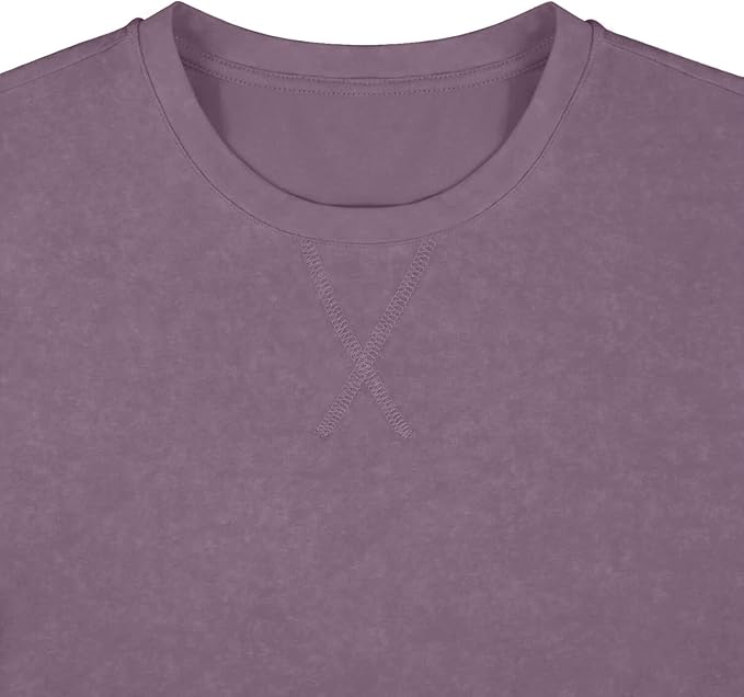 LOGEEYAR Men's Athletic Washed T-Shirts Basic Crew Neck Tees Tops Causal Distressed Cotton T Shirts for Men
