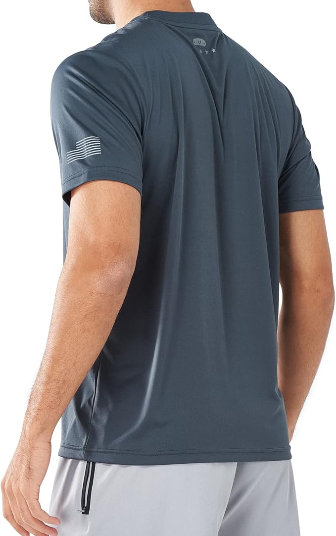 NORTHYARD Men's UPF 50+ Sun Protection Shirts Swim SPF UV Quick Dry Short Sleeve T-Shirts for Athletic Fishing Rash Guard
