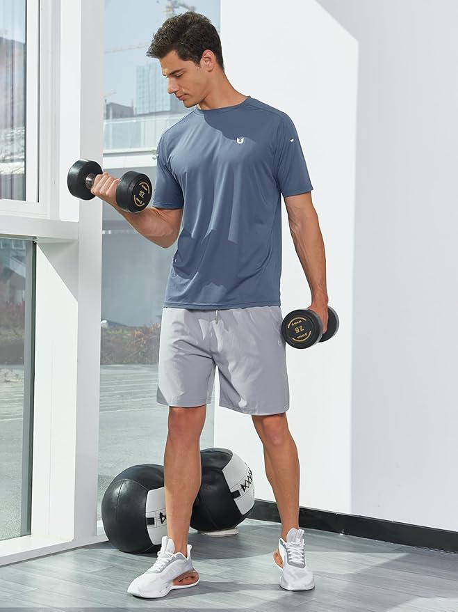 NORTHYARD Men's Athletic Running T-Shirts Quick Dry Workout Shirts Short-Sleeve Sports Gym Tee Tops Performance Activewear