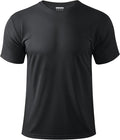 Boladeci Men's Swim Shirt Short Sleeve UPF 50+ Sun Protection SPF UV Moisture Wicking Lightweight Quick Dry Rash Guard
