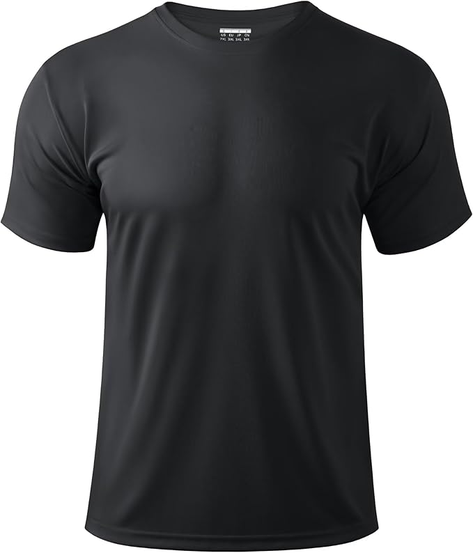 Boladeci Men's Swim Shirt Short Sleeve UPF 50+ Sun Protection SPF UV Moisture Wicking Lightweight Quick Dry Rash Guard