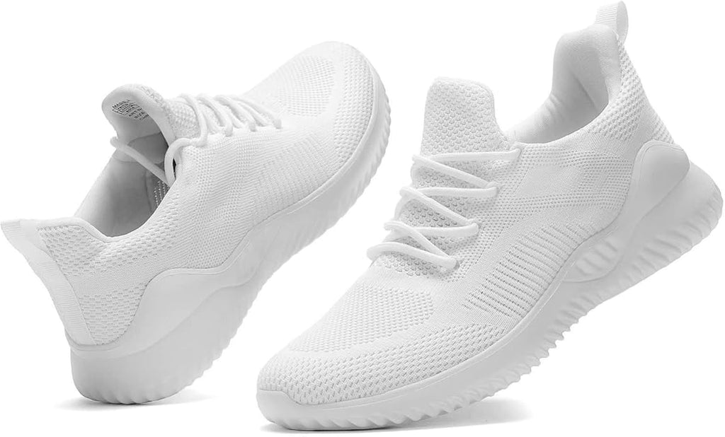 Men's Non Slip Running Shoes Ultra Light Breathable Casual Walking Shoes Fashion Sneakers Mesh Workout Sports Shoes