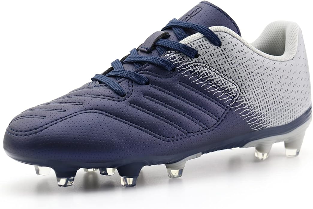 brooman Kids Soccer Cleats Boys Girls Athletic Outdoor Football Shoes