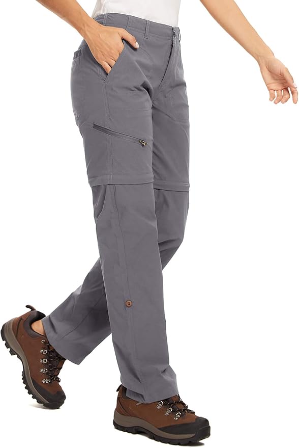 Women's Hiking Pants Convertible Zip Off Lightweight Quick Dry Outdoor Travel Camping Safari fising Pants