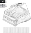1 PC Replacement Water Chamber for AirSense 10 & AirCurve 10, Perfect Fit and Reliable Water Tank, with 10 Packs Filters Compatible with AirSense 10 & AirCurve 10 CPAP Machines