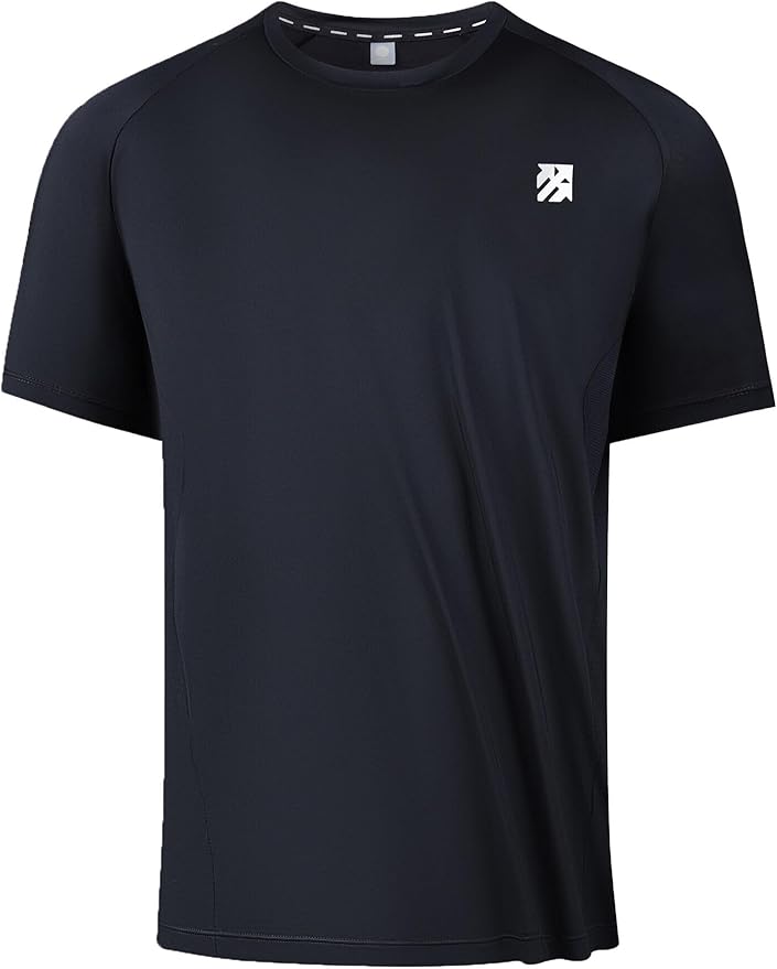 Moisture Wicking Quick Dry Soft Pickleball Workout Hiking Camping Running Shirts for Men Outdoor Sports