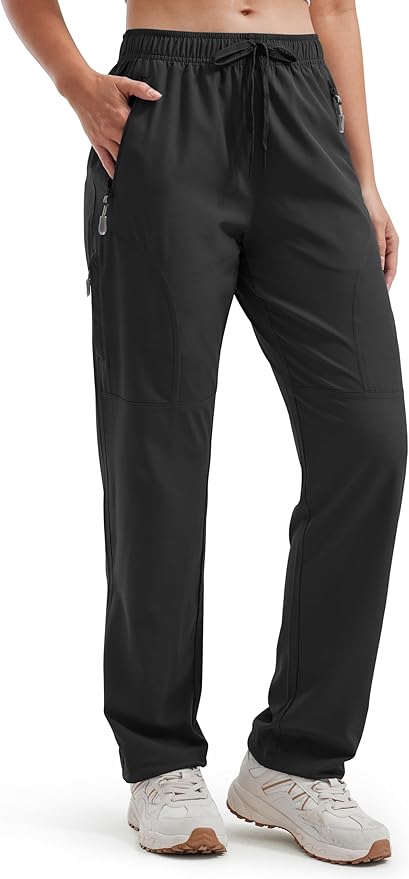 Libin Women's Hiking Pants Lightweight Quick Dry Cargo Pants Casual Safari Work Travel Clothes Petite/Regular/Tall
