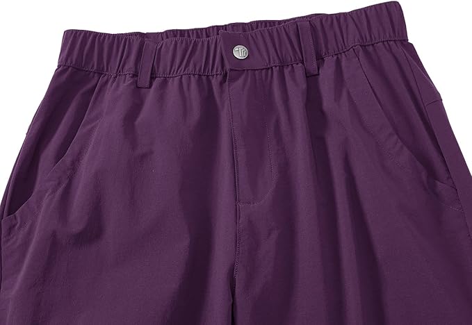 YSENTO Women's Hiking Pants Lightweight Stretch Quick Drying UPF 50 Camping Travel Work Cargo Pants 6 Pockets