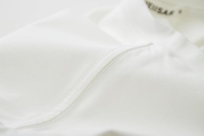 VEIISAR Premium V Neck T Shirts for Men - Modern Fitted Tees Vneck Undershirts