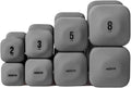 SafeGrip Dumbbells, Anti-Slip, Anti-Roll, Thick Handles, Free Weights, Square Dumbbells for Secure Workouts at Home, Weightlifting, and Personal Training