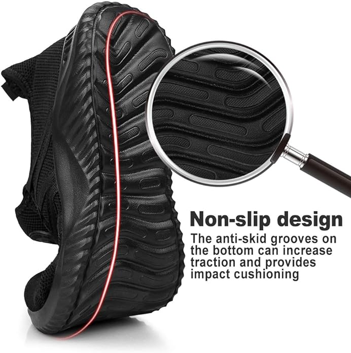 Feethit Mens Slip On Running Shoes Breathable Lightweight Comfortable Fashion Non Slip Sneakers for Men