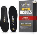 VKTRY Gold for Cleated Shoes - Carbon Fiber Performance Insoles - Customized Inserts for Football, Baseball, Lacrosse & More| Run Fast, Jump High, Support Recovery, US M6-6.5, W8-8.5, 121-170lb