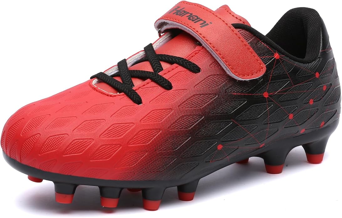 Hanani Boys Soccer Cleats Kids Girls FG/AG Soccer Athletics Sport Shoes Training Shoes Running Shoes Teenager Indoor Outdoor Football Shoes Sneakers for Unisex
