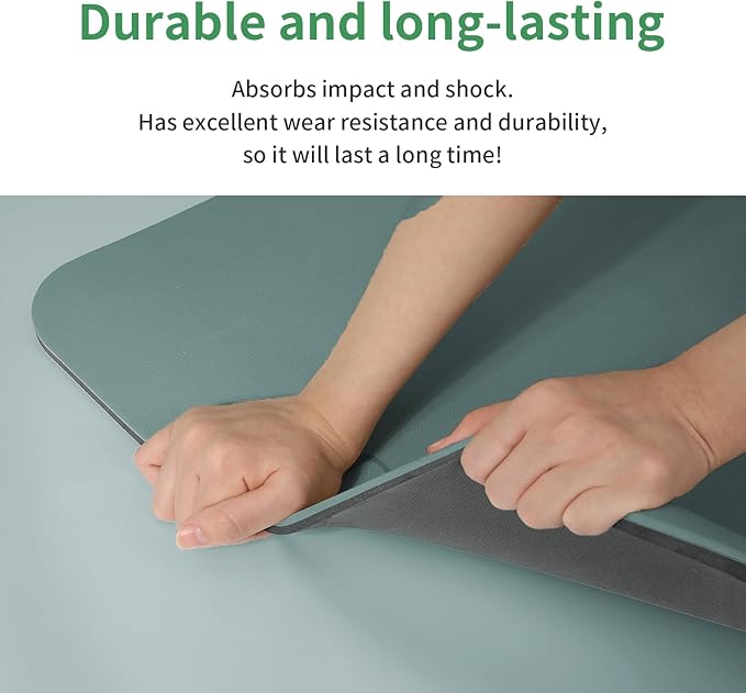 Yoga Mat Non Slip Anti-tear,extra thick-2/5 inch（10MM）High Resiliency Professional POE Yoga Mats for Women Men Kids,72"x24"inch,Workout, Yoga, Pilates and Floor Exercise, with Carrier Strap