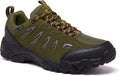 SHULOOK Men's Waterproof Hiking Shoes Lightweight Anti Slip Outdoor Ankle Boots Breathable Hike Trekking Trails Shoe