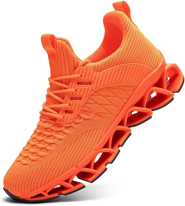 Mens Slip on Walking Running Shoes Blade Tennis Casual Fashion Sneakers Comfort Non Slip Work Sport Athletic Trainer