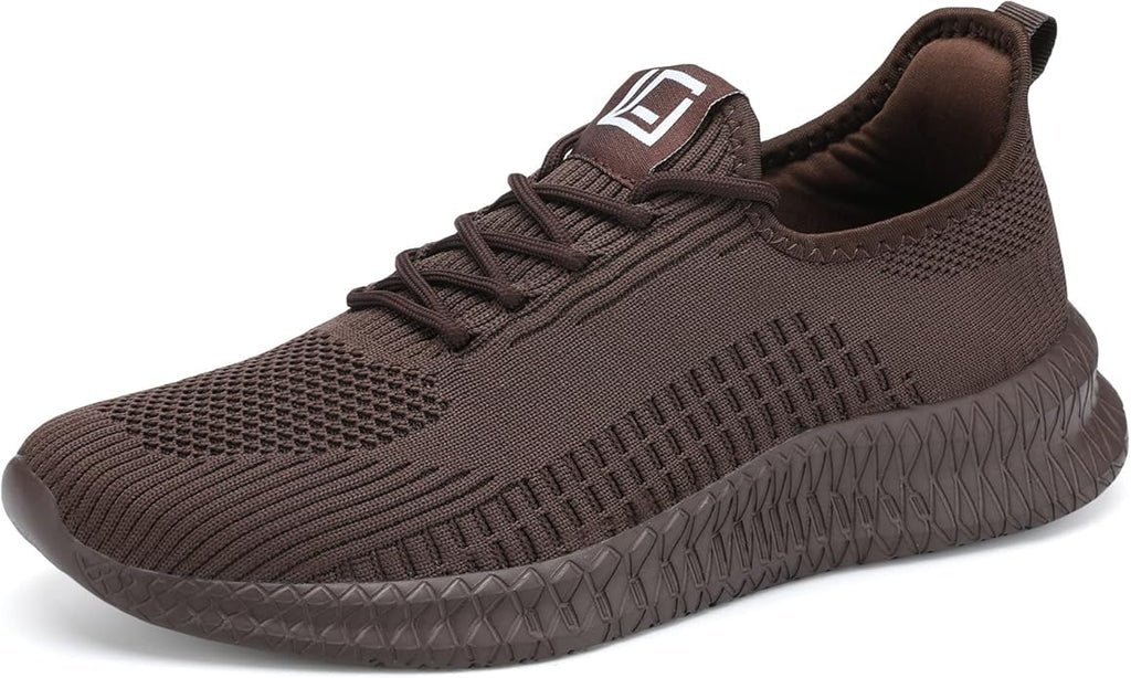 LCGJR Men's Running Shoes Ultra Lightweight Breathable Comfortable Walking Shoes Casual Fashion Sneakers Mesh Workout Shoes