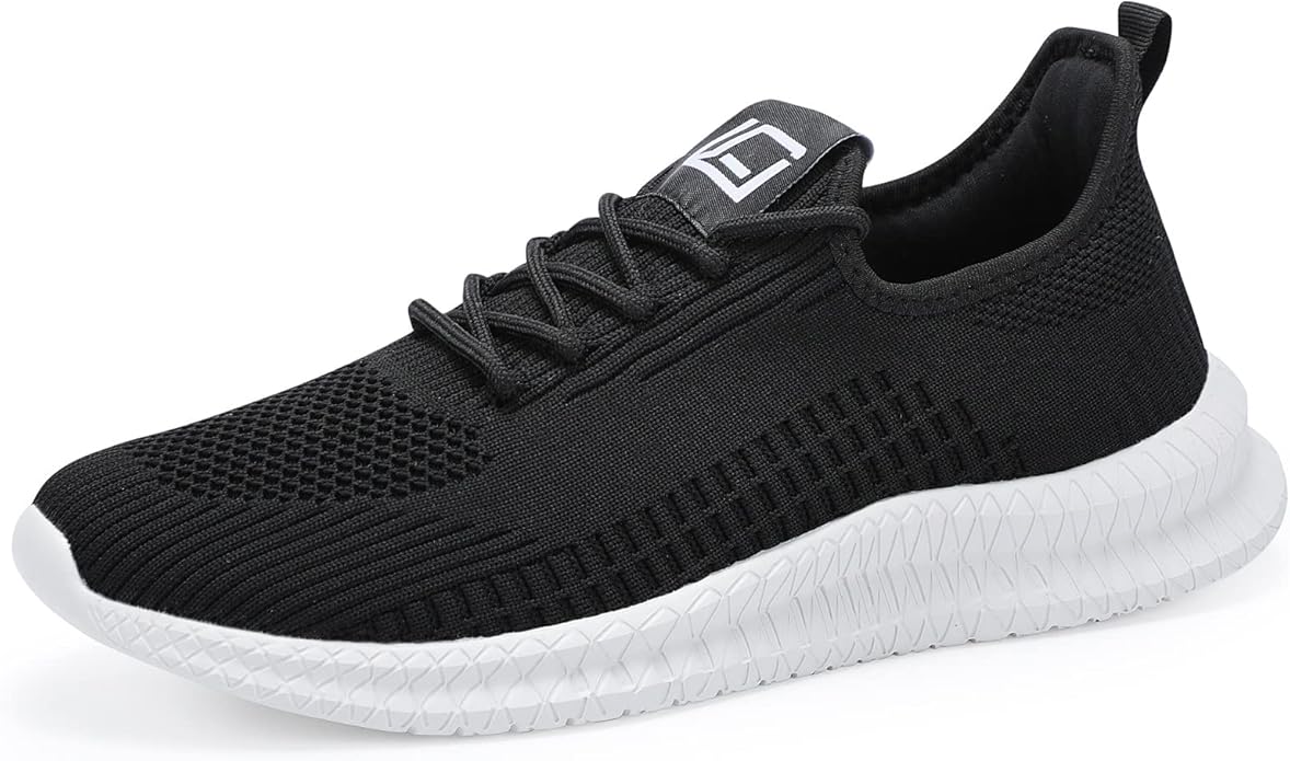 LCGJR Men's Running Shoes Ultra Lightweight Breathable Comfortable Walking Shoes Casual Fashion Sneakers Mesh Workout Shoes