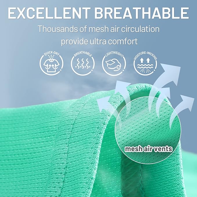 MIER Men's Quick Dry Workout Shirts Moisture Wicking Running Athletic Performance T-Shirts Recycled Polyester Top Tee