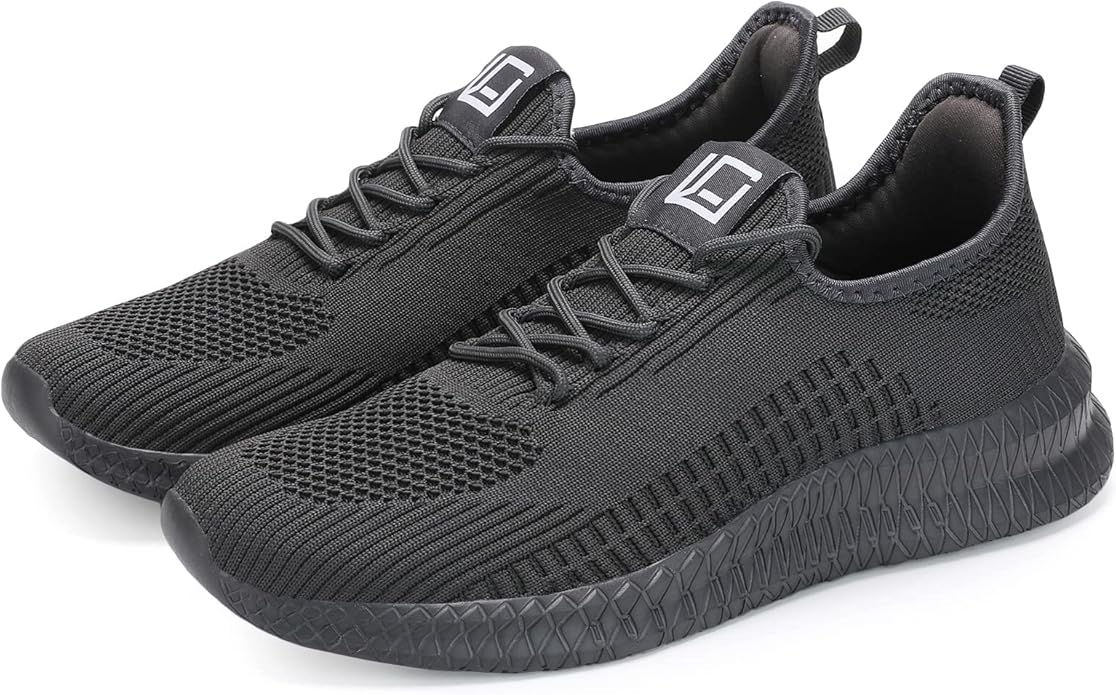 LCGJR Men's Running Shoes Ultra Lightweight Breathable Comfortable Walking Shoes Casual Fashion Sneakers Mesh Workout Shoes