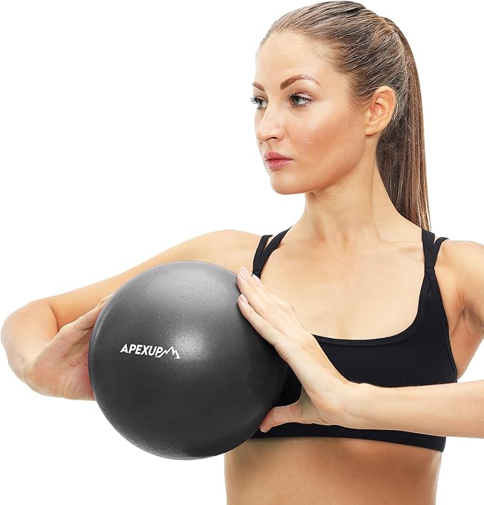 APEXUP Yoga & Pilates Ball - Anti Slip Heavy Duty Gym Ball for Fitness, Balance & Core Workout
